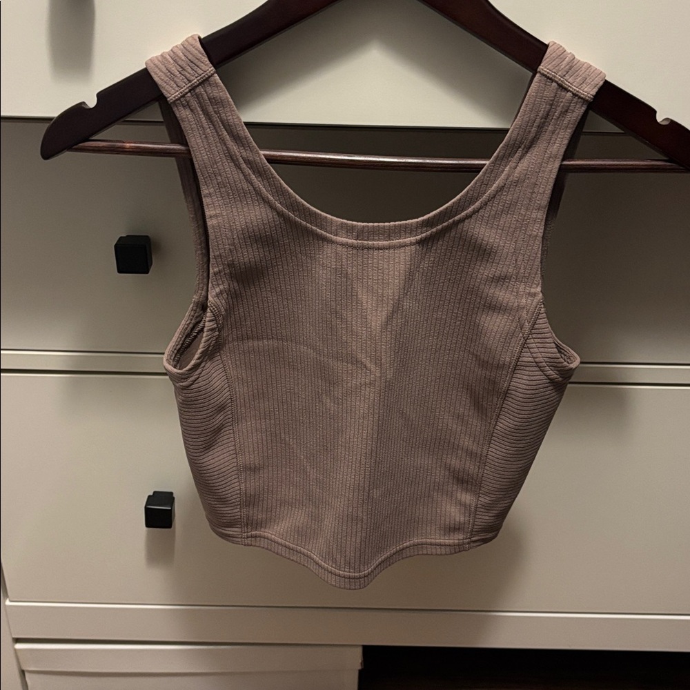 lululemon athletica Brown Crop Top